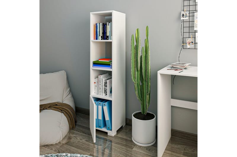 Brenn Bokhylle 31 cm - Hvit - Oppbevaring - Hyller - Bokhylle