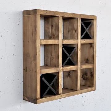 Brunn Liten Vegghylle 42,5 cm i Tre - Svart|Brun - Oppbevaring - Hyller - Vegghylle
