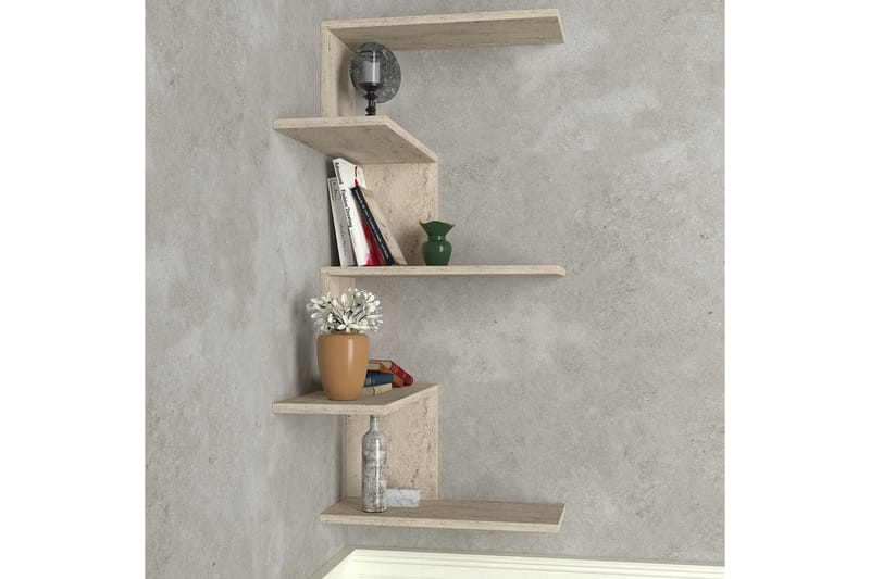 Canitor Vegghylle 51,5 cm - Beige - Oppbevaring - Hyller - Vegghylle