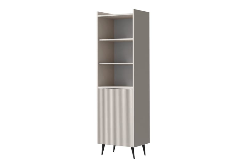 Chiku Bokhylle 52 cm - Beige - Oppbevaring - Hyller - Bokhylle
