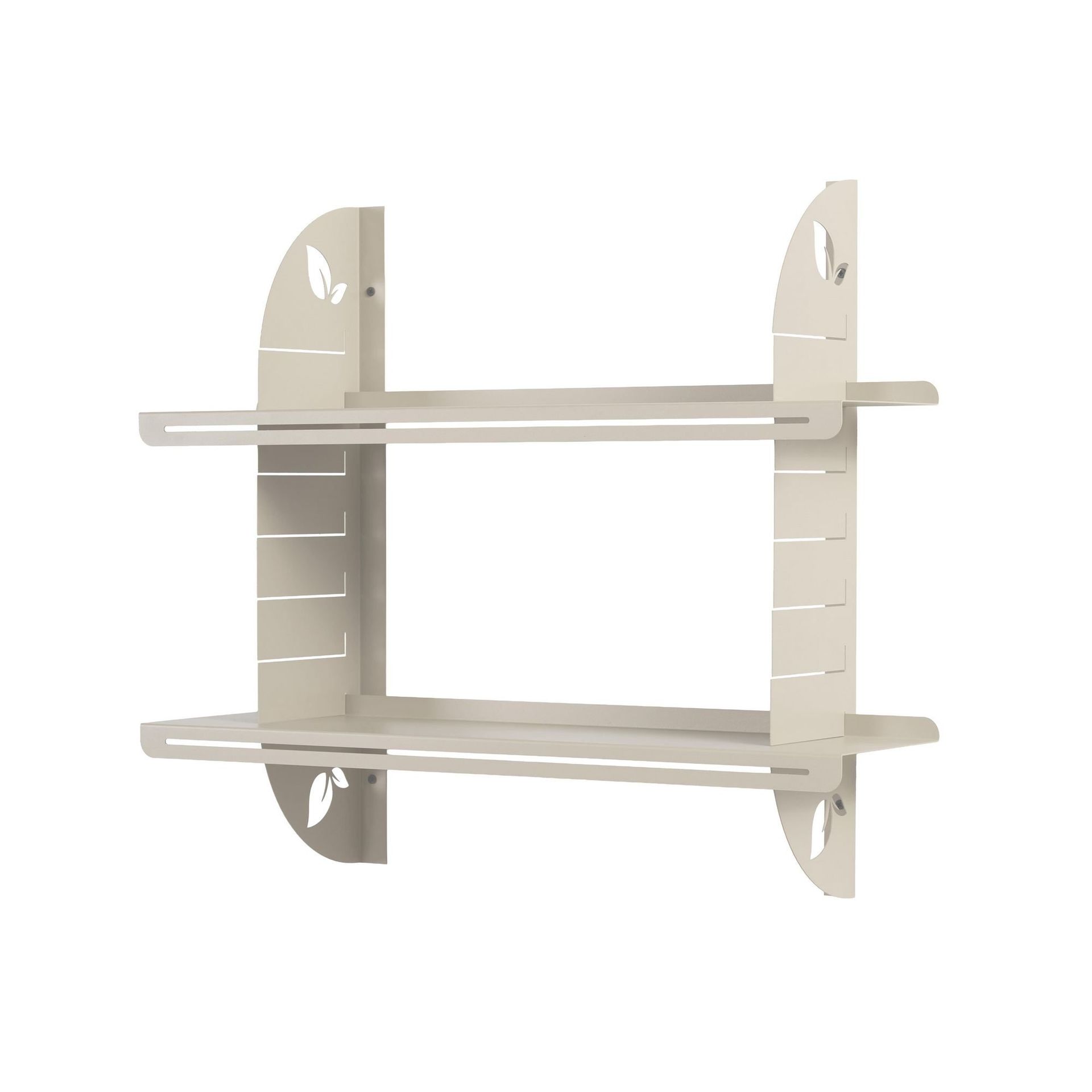 Clavor vegghylle 70 cm - Myk Beige