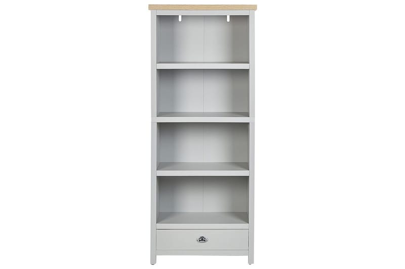 Clio Bokhylle med 4 Hyller 72 cm i Malt Tre - Lysegrå - Oppbevaring - Hyller - Bokhylle