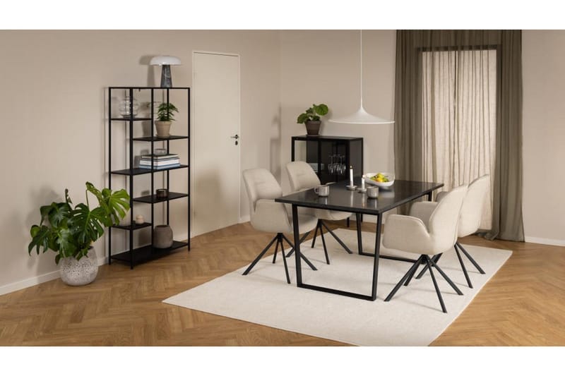 Crabtree Bokhylle 79,5 cm i Metall - Sort - Oppbevaring - Hyller - Bokhylle