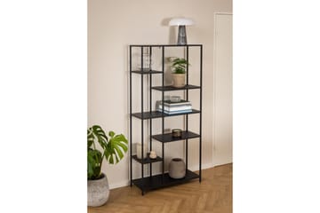 Crabtree Bokhylle 79,5 cm i Metall - Sort - Oppbevaring - Hyller - Bokhylle