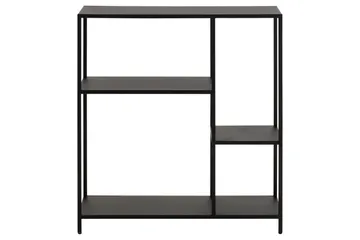 Crabtree Bokhylle 79,5 cm i Metall - Svart - Oppbevaring - Hyller - Bokhylle