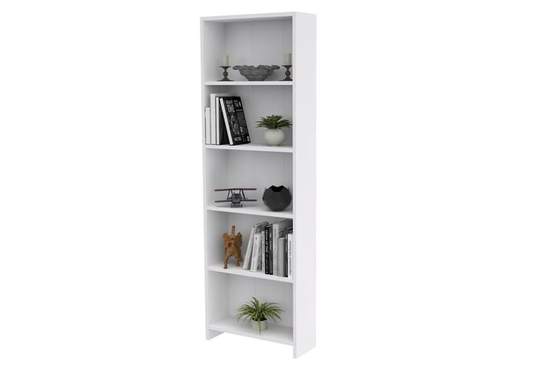 Crala Bokhylle 56 cm - Hvit - Oppbevaring - Hyller - Bokhylle