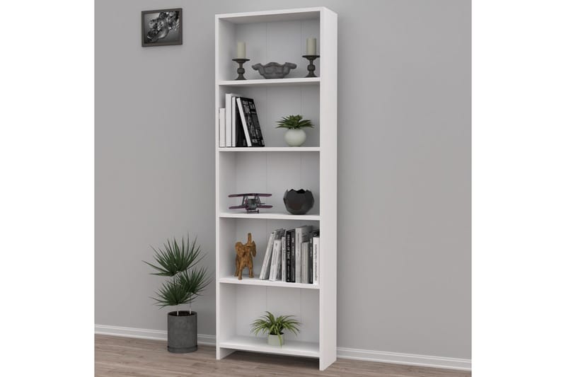 Crala Bokhylle 56 cm - Hvit - Oppbevaring - Hyller - Bokhylle