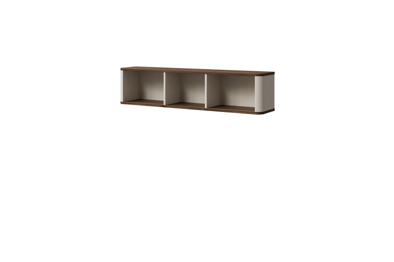 Cucina Vegghylle 130x25 cm - Svart - Oppbevaring - Hyller - Vegghylle