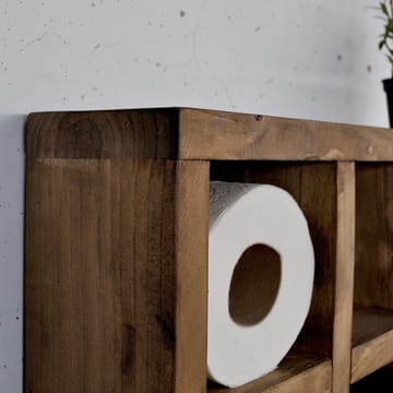 Dekorativ vegghylle i tre Hanah Home Raflin (42,5 x 42,5 x 11 cm) Tre / Rød - Oppbevaring - Hyller - Vegghylle