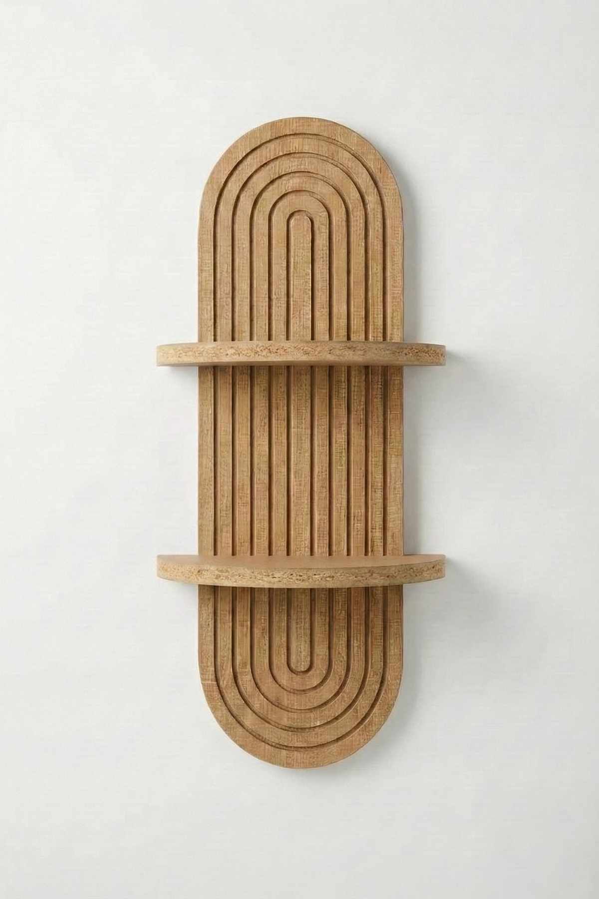 Drelor vegghylle 20x70 cm - Brun