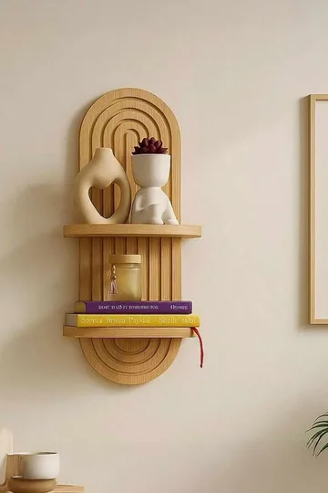 Drelor vegghylle 20x70 cm - Eik - Oppbevaring - Hyller - Vegghylle