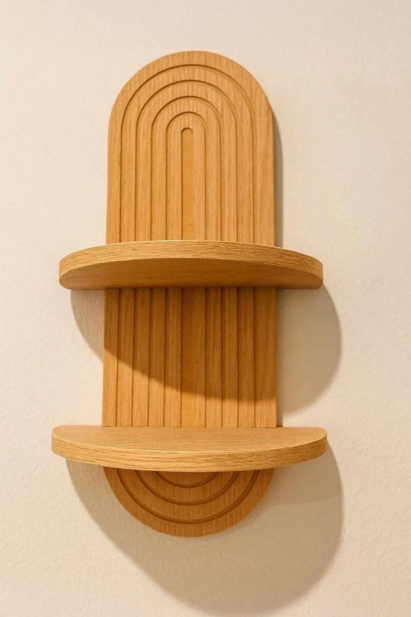 Drelor vegghylle 20x70 cm - Eik - Oppbevaring - Hyller - Vegghylle