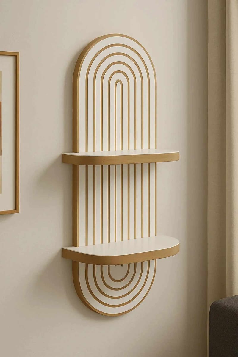 Drelor vegghylle 20x70 cm - Hvit - Oppbevaring - Hyller - Vegghylle