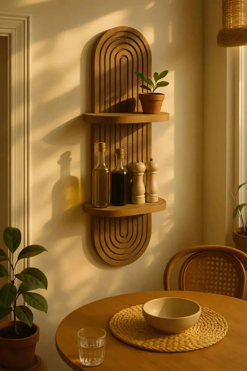 Drelor vegghylle 20x70 cm - Wenge - Oppbevaring - Hyller - Vegghylle