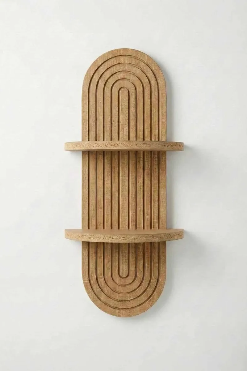 Drelor vegghylle 20x70 cm, Wenge