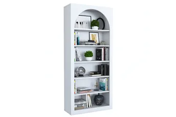 Eimar Bokhylle 80 cm - Hvit - Oppbevaring - Hyller - Bokhylle
