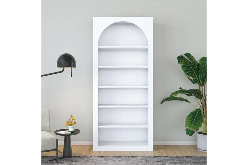 Eimar Bokhylle 80 cm - Hvit - Oppbevaring - Hyller - Bokhylle