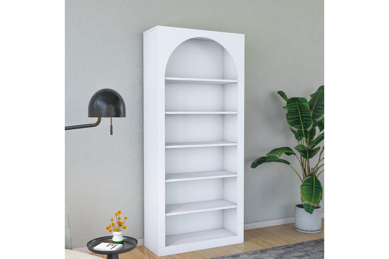 Eimar Bokhylle 80 cm - Hvit - Oppbevaring - Hyller - Bokhylle