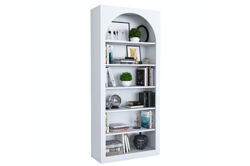 Eimar Bokhylle 80 cm - Hvit - Oppbevaring - Hyller - Bokhylle