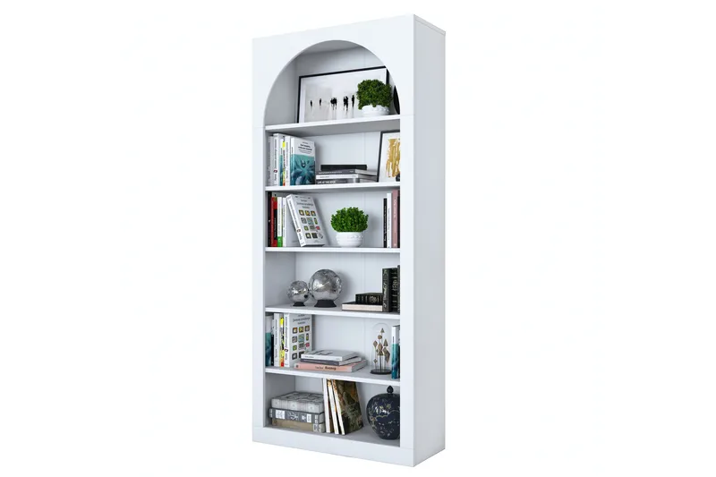 Eimar Bokhylle 80 cm - Hvit - Oppbevaring - Hyller - Bokhylle