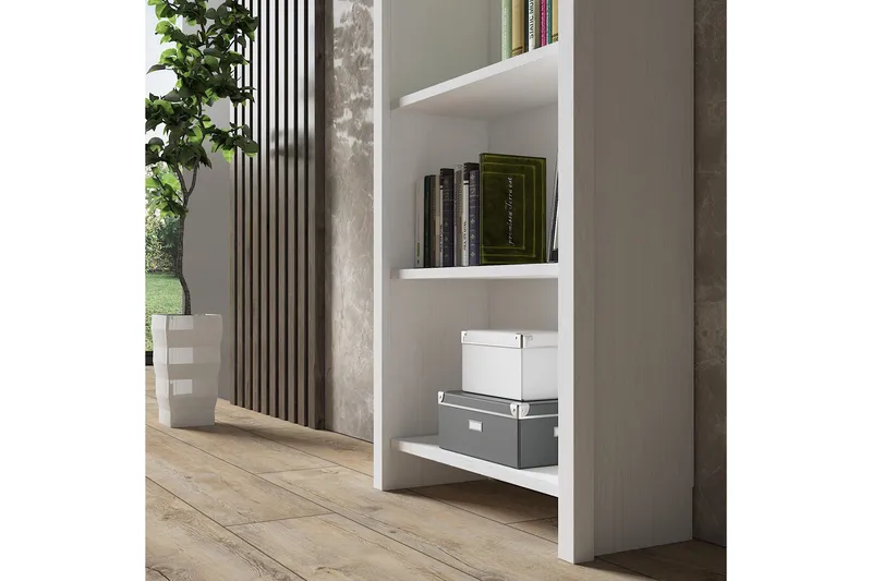 Elspet Bokhylle 64 cm - Brun/Hvit - Oppbevaring - Hyller - Bokhylle