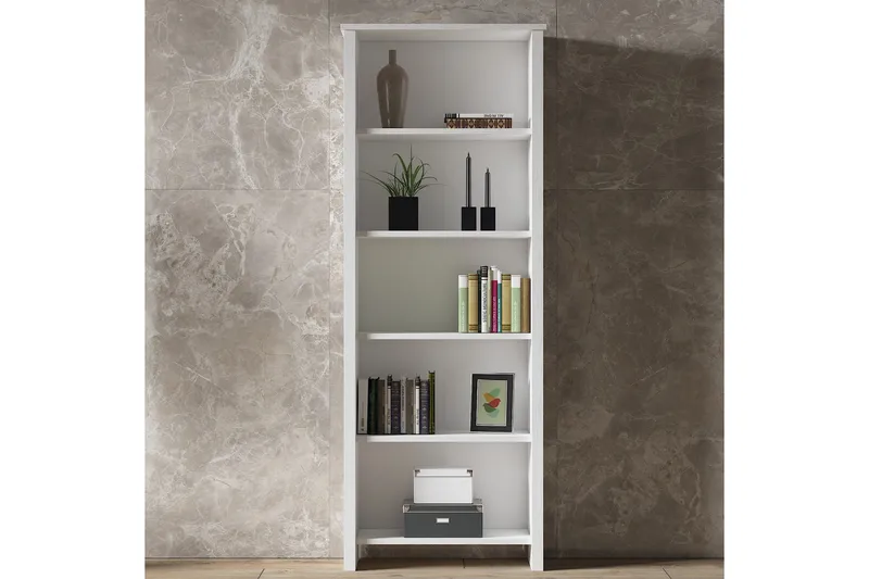 Elspet Bokhylle 64 cm - Brun/Hvit - Oppbevaring - Hyller - Bokhylle