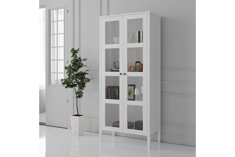 Elspet Bokhylle 80 cm - Brun/Hvit - Oppbevaring - Hyller - Bokhylle