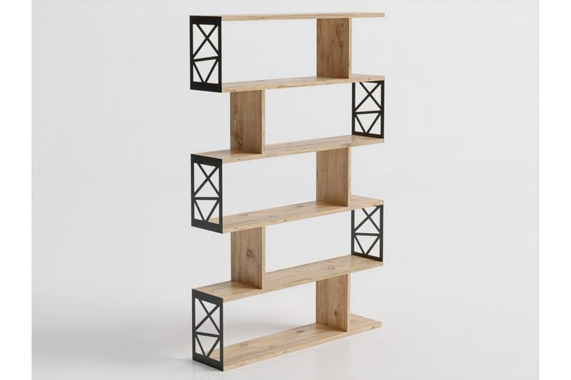 Elspet Bokhylle 90 cm - Brun - Oppbevaring - Hyller - Bokhylle