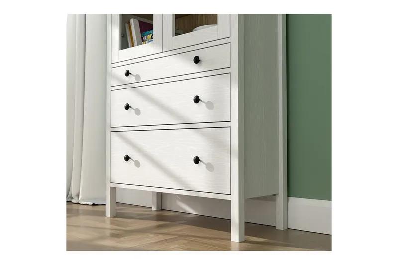 Elvan Bokhylle 83 cm - Natur/Hvit - Oppbevaring - Hyller - Bokhylle