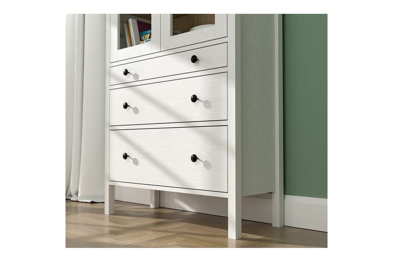 Elvan Bokhylle 83 cm - Natur/Hvit - Oppbevaring - Hyller - Bokhylle