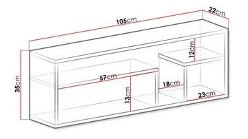 Elvaren Vegghylle 105 cm - Oppbevaring - Hyller - Vegghylle