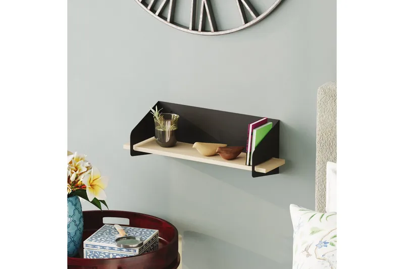 Faeryn Vegghylle 40 cm - Svart - Oppbevaring - Hyller - Vegghylle