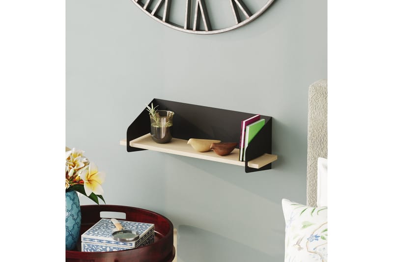 Faeryn Vegghylle 40 cm - Svart - Oppbevaring - Hyller - Vegghylle