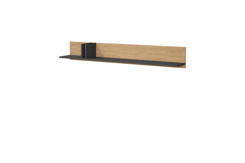 Farshian Vegghylle 150x22 cm - Grå/Brun - Oppbevaring - Hyller - Vegghylle