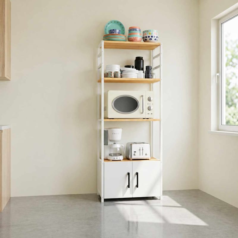 Flerbrukshylle Hanah Home Modu (56 x 138 x 30 cm) Atlantic Pine - Atlantic Pine - Oppbevaring - Hyller - Hylleplan & hyllekonsoll