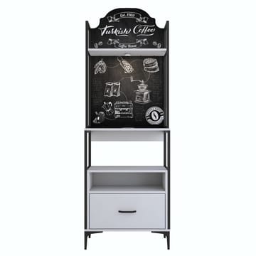 Flerbruksskap Wallxpert Gala Shelf (70 x 205 x 40 cm) Hvit - Hvit - Oppbevaring - Hyller - Hyllesystem