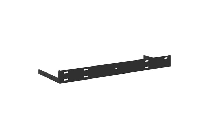 Flytende vegghyller 2 stk betonggrå 50x23x3,8 cm MDF - Grå - Oppbevaring - Hyller - Vegghylle