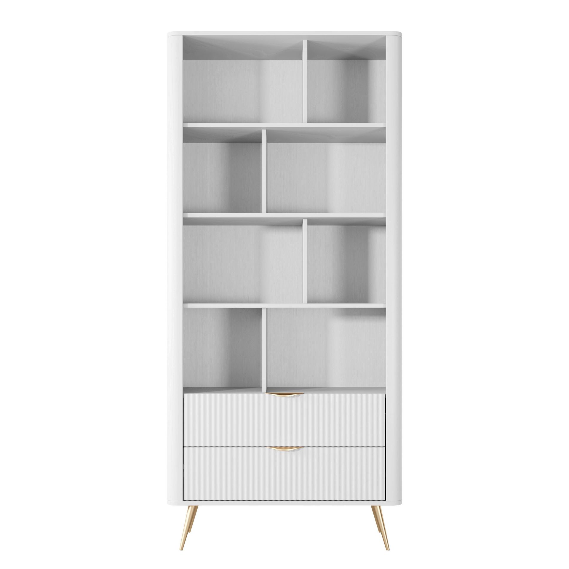 Forba Bokhylle 194 cm - hvit