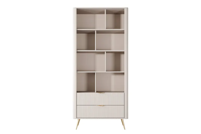 Forba Bokhylle 88 cm i Lyst Tre, Beige