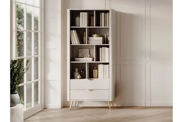 Forba Bokhylle 88 cm i Lyst Tre - Beige - Oppbevaring - Hyller - Bokhylle
