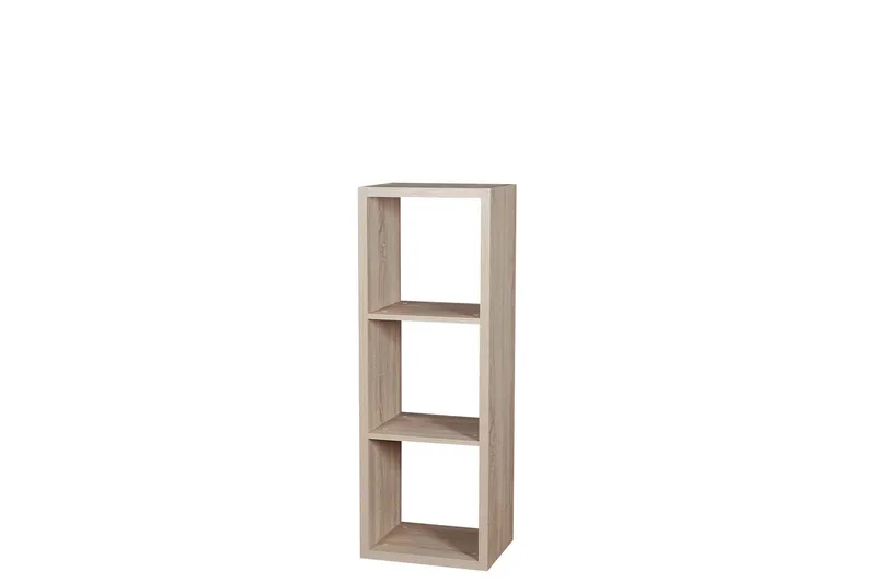 Franzine Bokhylle 41 cm i Eik, Beige