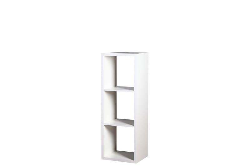 Franzine Bokhylle 41 cm i Malt Tre, Hvit