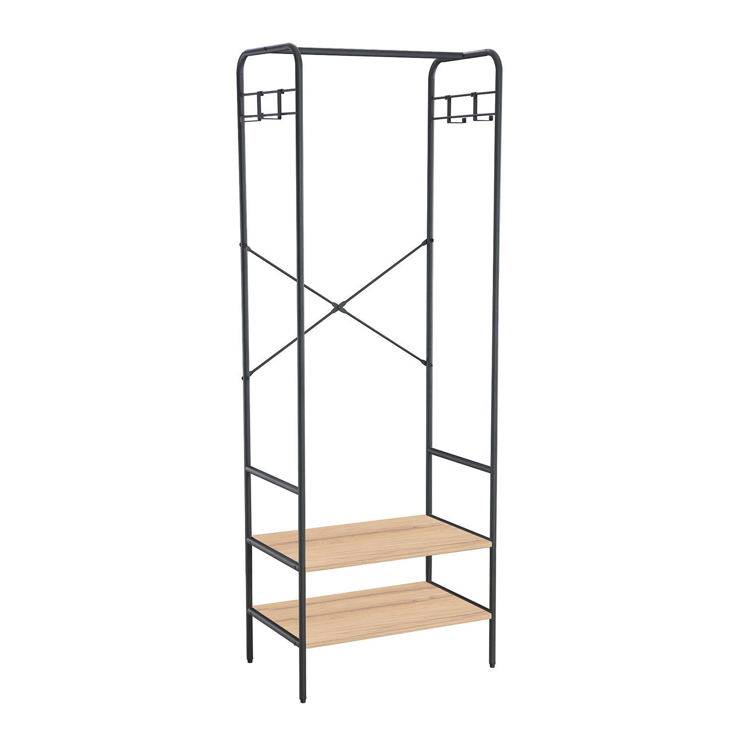 Gangkonsoll HOME4YOU Hannes 64x40x180 cm rustikk melamin - rustikk melamin