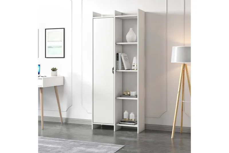 Gerard Bokhylle 70 cm - Hvit - Oppbevaring - Hyller - Bokhylle