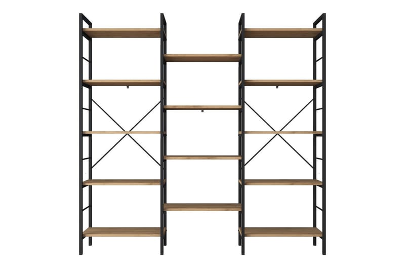 Goldmere Bokhylle 176 cm - Brun/Svart - Oppbevaring - Hyller - Bokhylle