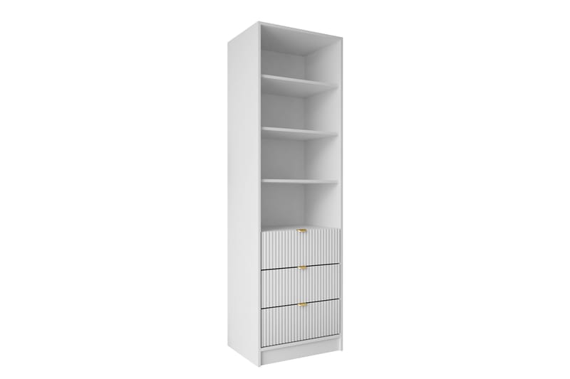 Gudelia Bokhylle 60x40 cm - Hvit - Oppbevaring - Hyller - Bokhylle