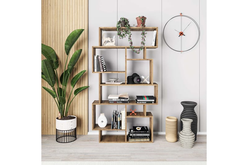 Hardy Bokhylle 96 cm - Brun - Oppbevaring - Hyller - Bokhylle