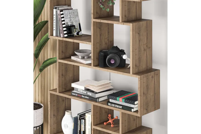 Hardy Bokhylle 96 cm - Brun - Oppbevaring - Hyller - Bokhylle