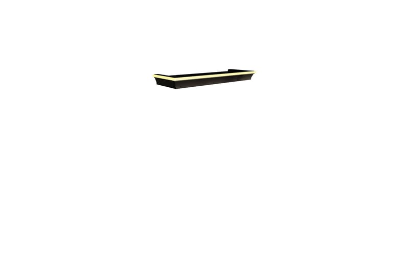 Harendra Vegghylle 46 cm - Svart - Oppbevaring - Hyller - Vegghylle