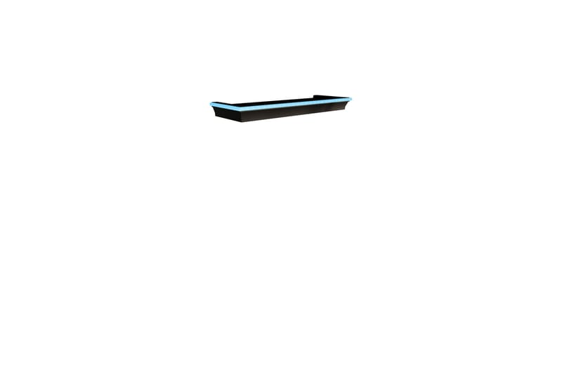 Harendra Vegghylle 46 cm - Svart - Oppbevaring - Hyller - Vegghylle